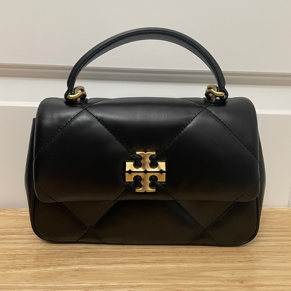 Tory Burch Kira Diamond Quilted Leather Top Handle Bag - Picture 1 of 16
